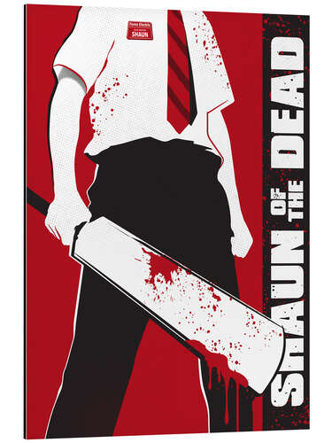 Cuadro de aluminio Shaun of the dead