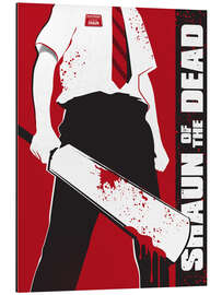 Cuadro de aluminio Shaun of the dead