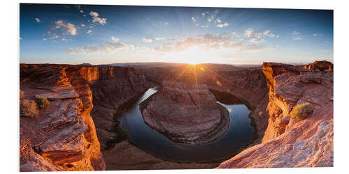 PVC print Panoramic of Horseshoe bend, Arizona, USA