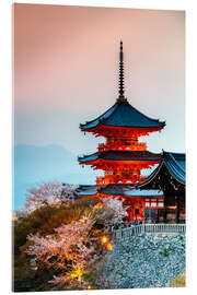 Acrylic print Kiyomizudera Temple in Kyoto, Japan