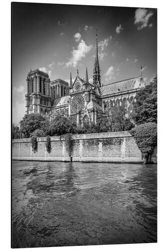 Cuadro de aluminio Fachada sur de la catedral de Notre Dame