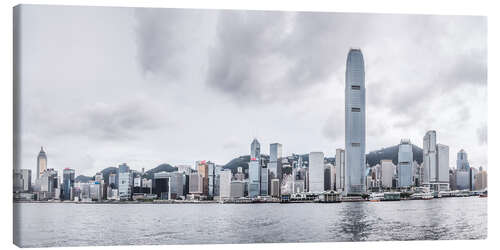 Lærredsbillede Hong Kong Skyline