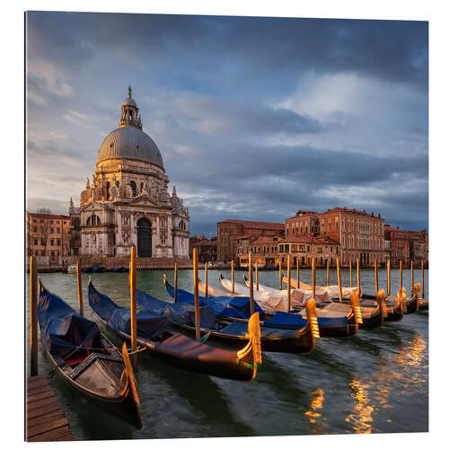 Gallery print Gondolas in front of Basilica of Santa Maria della Salute