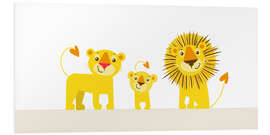 Foam board print Family Lionheart I