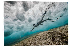 Tableau en PVC Sous la vague