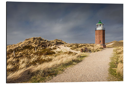 Obraz na aluminium Lighthouse on the Red Cliff, Sylt