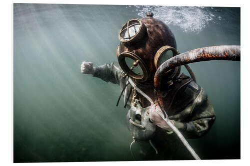 PVC-tavla Old Industrial Diver