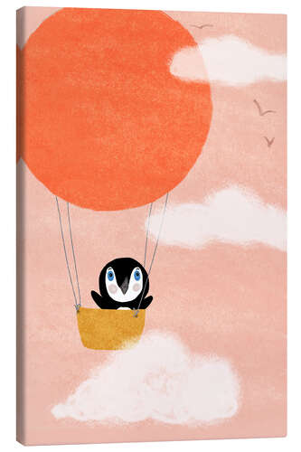 Quadro em tela Pinguim sonho