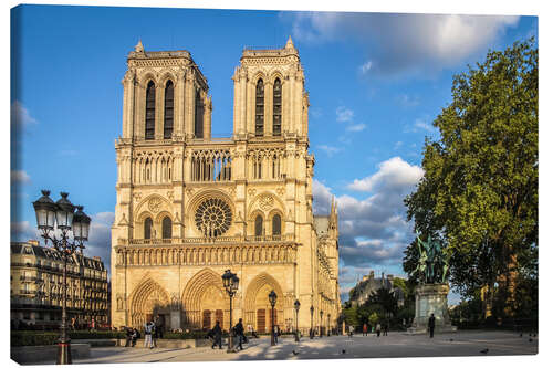 Tableau sur toile Notre-Dame au lever du soleil