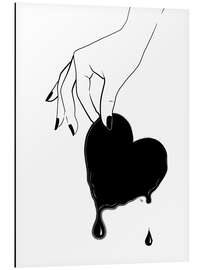 Magnettafel Schmelzendes Herz