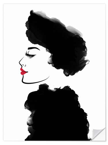 Wall sticker Noble Lady