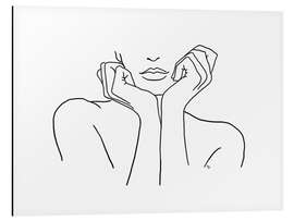 Magnettafel Nachdenklich im Licht