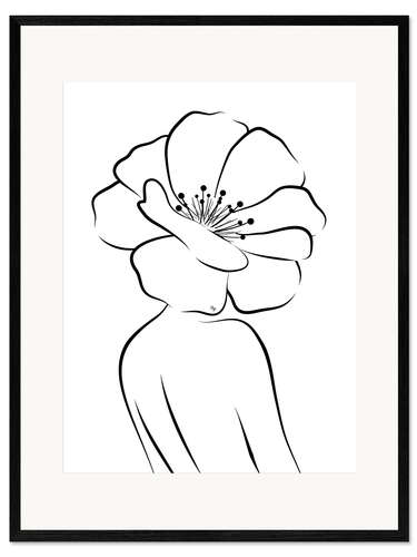 Stampa artistica con cornice Capolino