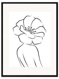 Framed art print Flower Head