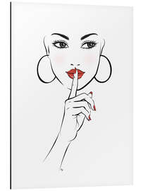 Magnettafel Ruhe bitte!