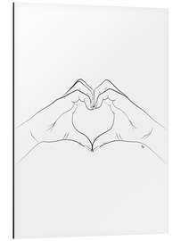 Magnettafel Herz-Symbol