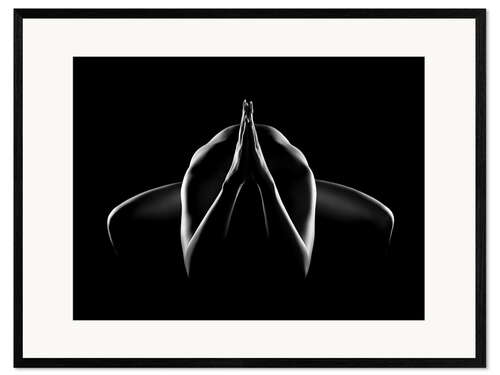 Gerahmter Kunstdruck Meditation