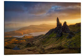 Magnettafel Old Man of Storr bei Sonnenuntergang
