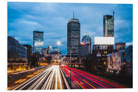 Foam board print Interstate Highway in Boston