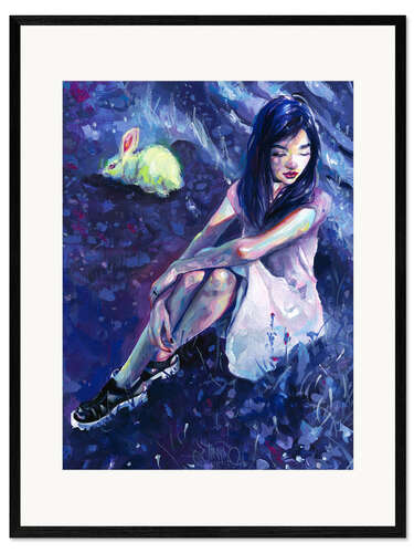 Gerahmter Kunstdruck Alice