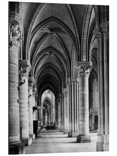 Alubild Innenansicht der Kathedrale Notre-Dame de Paris