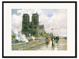 Gerahmter Kunstdruck Kathedrale Notre-Dame de Paris