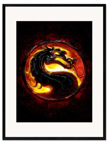 Impression artistique encadrée Mortal Kombat