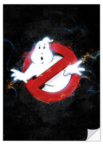 Selvklebende plakat Ghostbusters