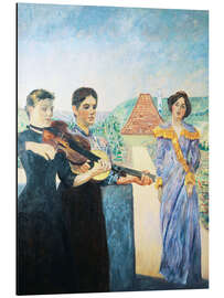 Magnettafel Drei Frauen im Weinberg