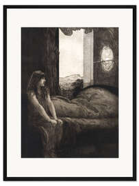 Gerahmter Kunstdruck Erwachen, Blatt 8 aus “Eine Liebe”