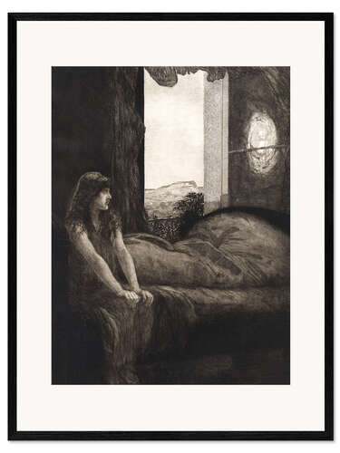 Ingelijste kunstdruk Awakening, Sheet 8 from "One Love"