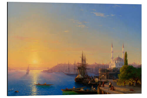 Aluminiumsbilde View of Constantinople and the Bosphorus