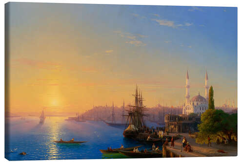 Canvas print View of Constantinople and the Bosphorus