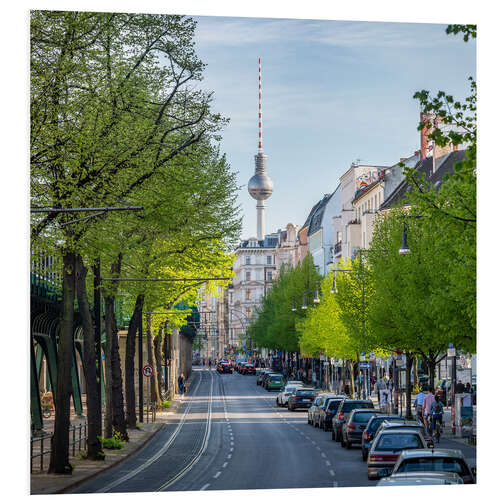 PVC-tavla TV tower in Berlin Mitte