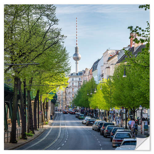 Wall sticker TV tower in Berlin Mitte