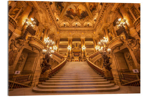 Cuadro de plexi-alu Escalera de la ópera en paris.