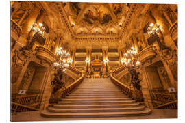 Gallery print Staircase of the opera in Paris