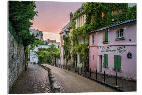 Gallery print Streets of Montmartre in Paris