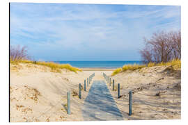 Magnettafel Der Weg zum Strand