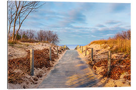 Galleriataulu Beach path on Usedom