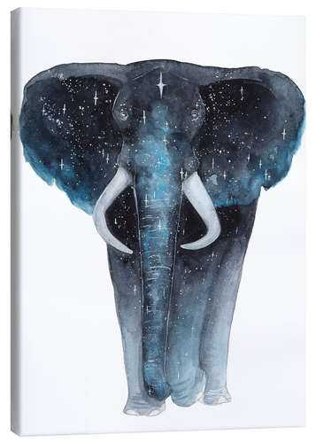 Leinwandbild Kosmischer Elefant