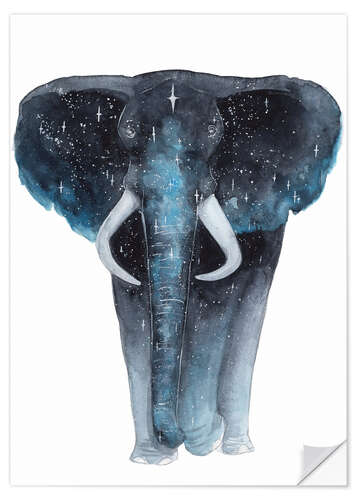 Wall sticker Galaxy Elephant