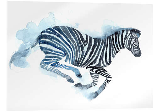 Acrylic print Galaxy Zebra