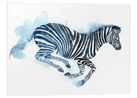 Quadro em PVC Zebra da galáxia