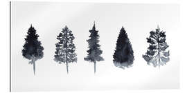 Gallery print Watercolor Pine Trees