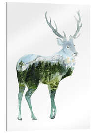 Gallery print Landscape Deer