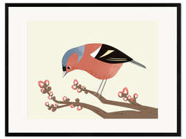 Gerahmter Kunstdruck Buchfink