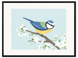 Framed art print Bluetit