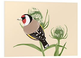 PVC print Goldfinch