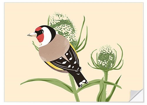 Självhäftande poster Goldfinch